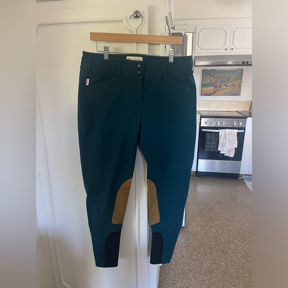Tailored sportsman mid rise boot sock breeches